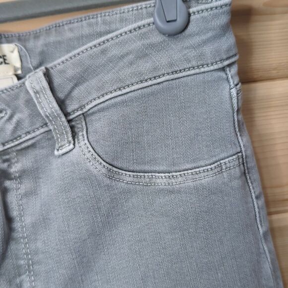 L'Agence Jeans Womens 27 Gray Skinny Midrise Jeans 25" Inseam - Picture 3 of 9